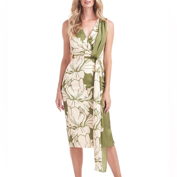 Kay Unger Dresses & Skirts - Kay Unger New York ELLE SASH DRESS Size 6
